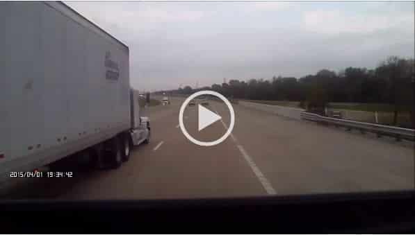 WATCH: SUICIDE BY TRUCK CAUGHT ON DASHCAM SUICIDE BY TRU