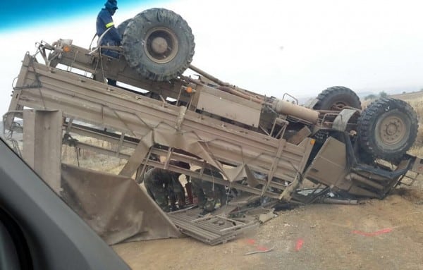 6 SANDF members critically injured in truck accident truck 7