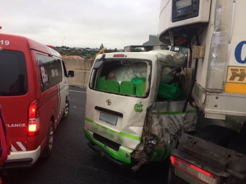 6 vehicle pile up on N12 near Germiston leaves 6 injured GERMISTON Multiple vehicle collision leaves six injured