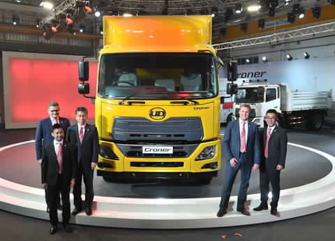 UD Trucks keeps it’s brand promise with launch of Croner truck dai dien cua ud trucks tai buoi ra mat xe croner tai thai lan