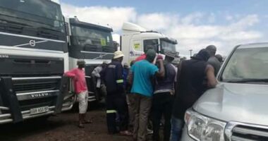 Lamavuso Transport drivers after downing tools