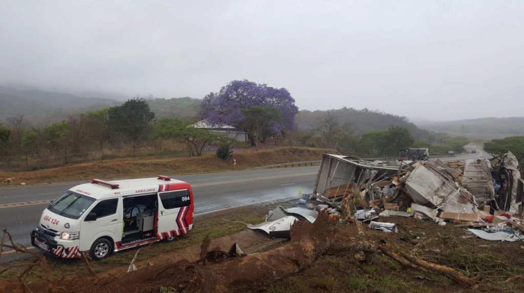 Driver, Three Passengers Killed In N4 Nelspruit Truck Rollover 1539420275 1186882057