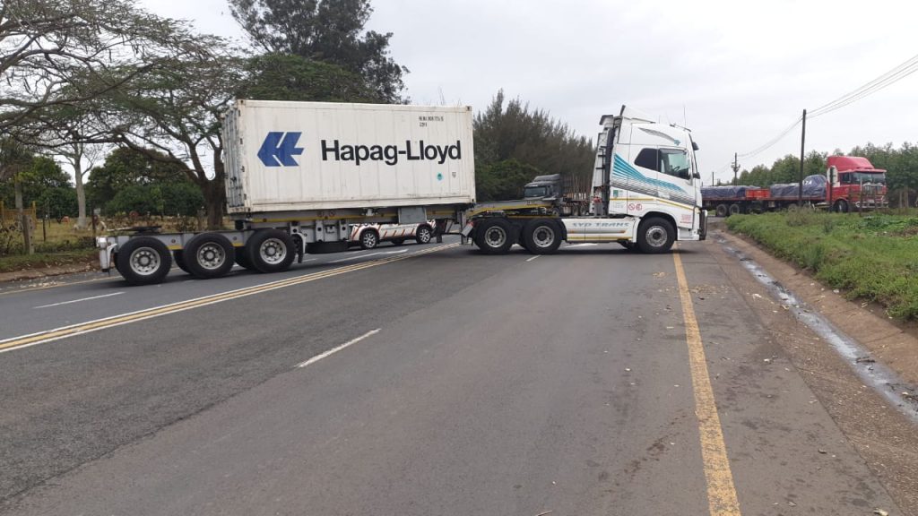 Richards Bay shutdown sparked by the murder of two drivers IMG 20190821 WA0453