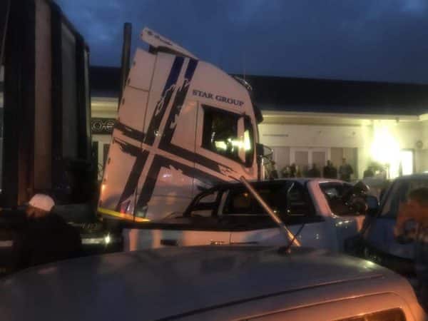 Watch: Hair rising video of truck crashing 20 cars at a KZN mall IMG 20191011 WA0052 e1574154236791