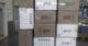 boxes of smuggled illicit cigarettes