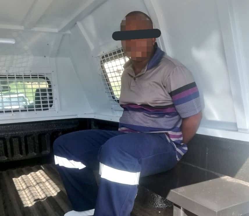 brick throwing taxi driver arrested