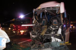 bus truck crash germiston n3
