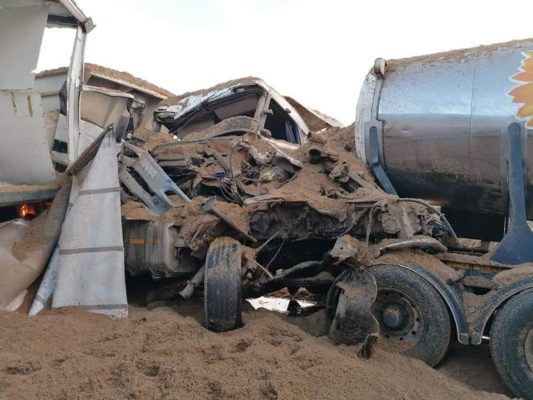 truck crash windhoek NAMIBIA