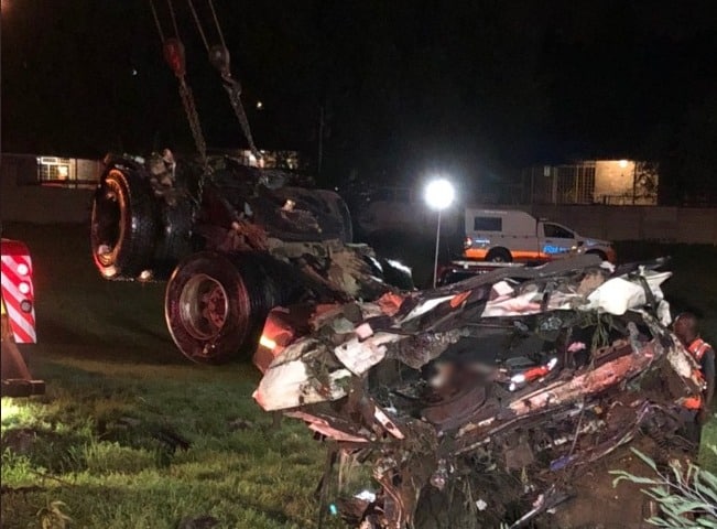 Truck driver killed Johannesburg accident