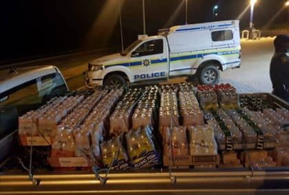 Two cops arrested by the SANDF for escorting tavern owner with liquor IMG 20200413 WA0150