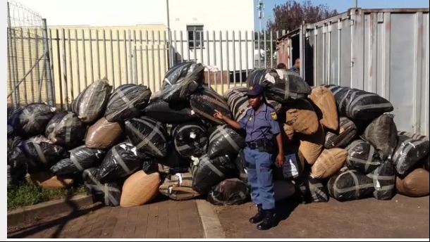 Truck driver caught with dagga worth almost R500K in KZN trucker caught with dagga