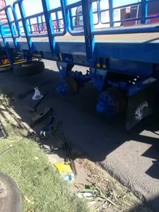Durban tyre thieves hit two trucks on South Coast road IMG 20200511 WA0440