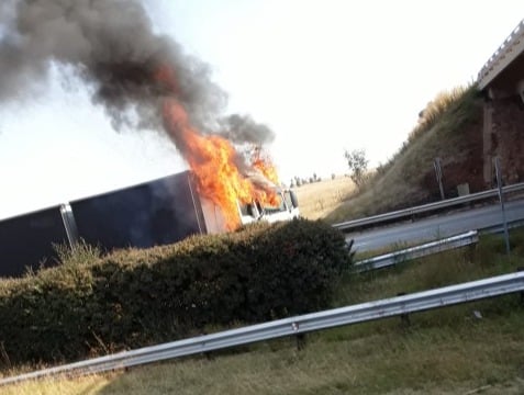 eps truck drivers shot trucks torched