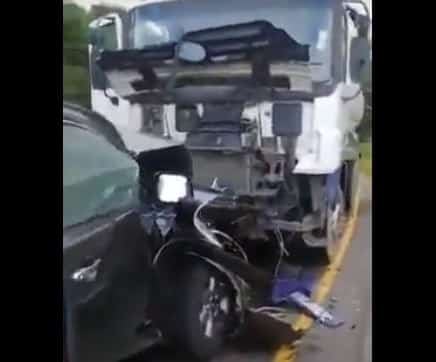 n2 truck crash video