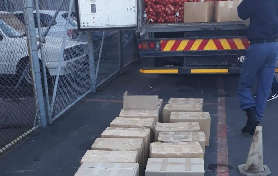 R5,7m abalone found hidden under onions in truck