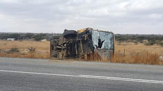 Watch: Bakkie driver killed in collision with bus on N1, Polokwane IMG 20200708 WA0544