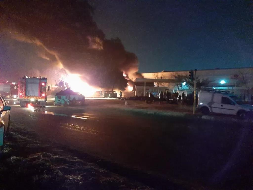 boksburg petrol station fire