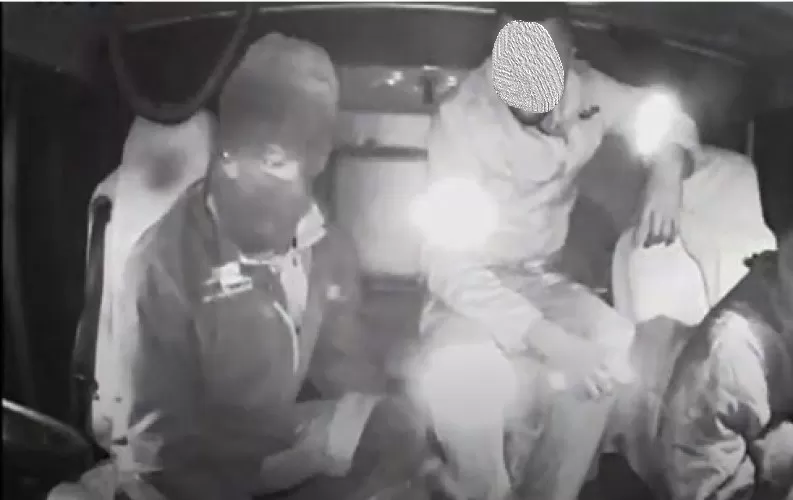 video robbers attack driver