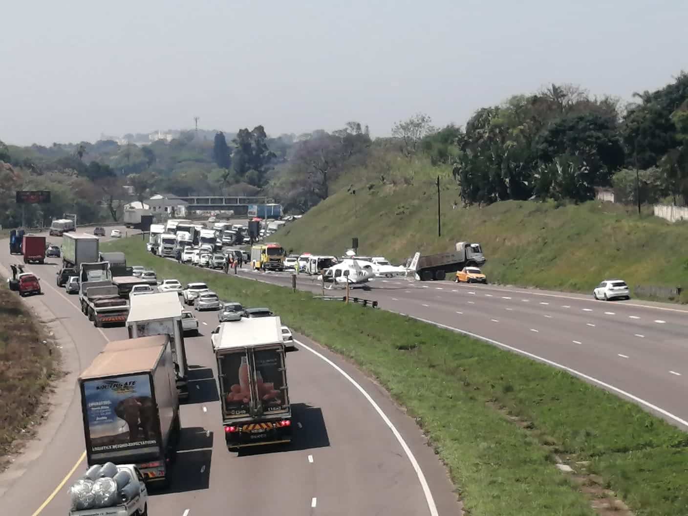 Video: N3 closed following serious truck and car crash in Durban IMG 20201008 WA0312