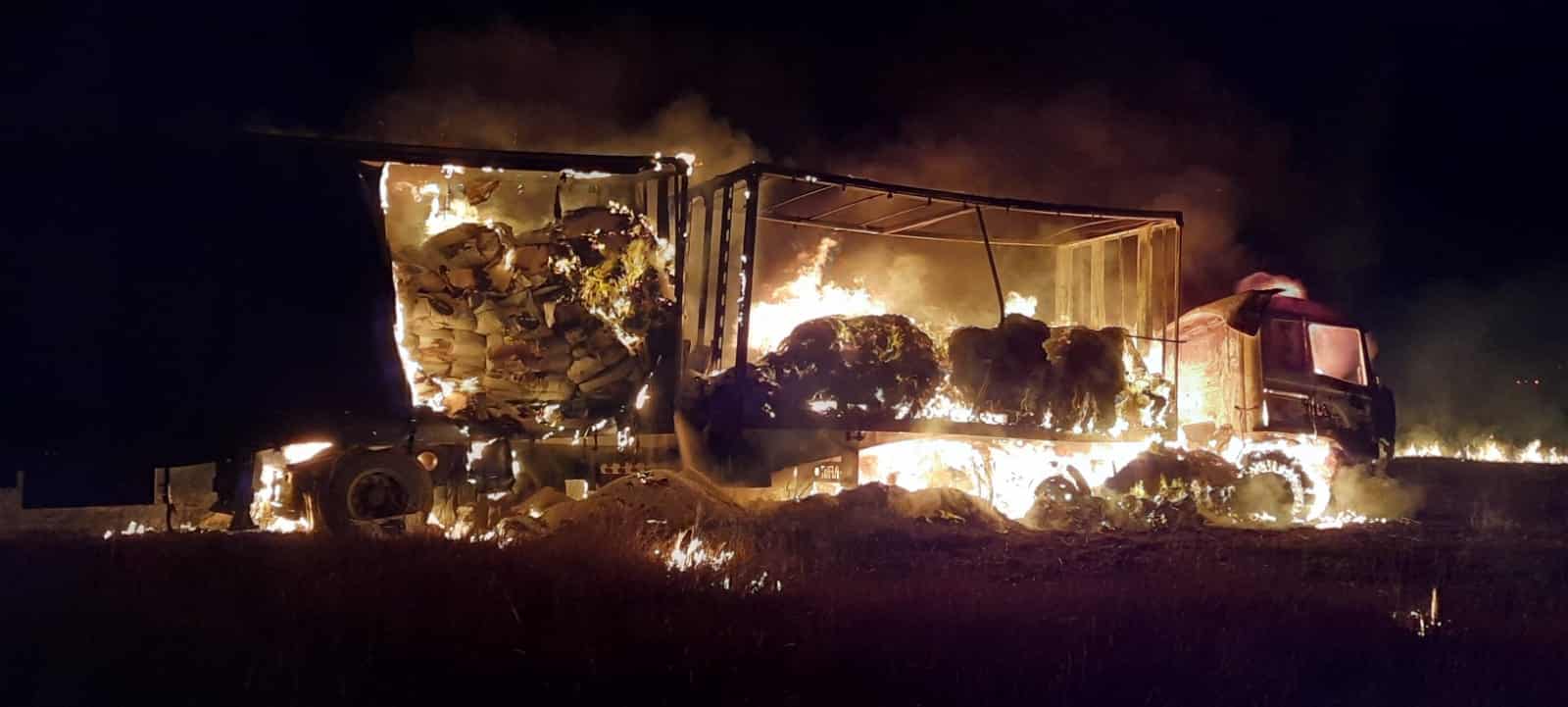 Trucker stoned by Harrismith protestors, burns to death in resultant crash IMG 20210526 WA0638