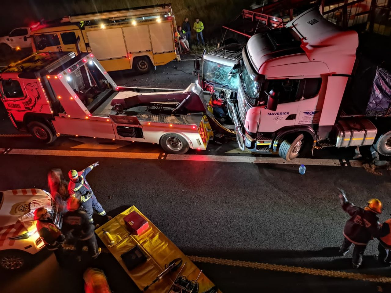 Truck accident n2 umhlanga