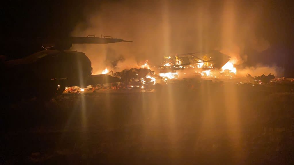 Watch: N1 closed near Leeu-Gamka following fiery truck crash IMG 20210727 WA0704