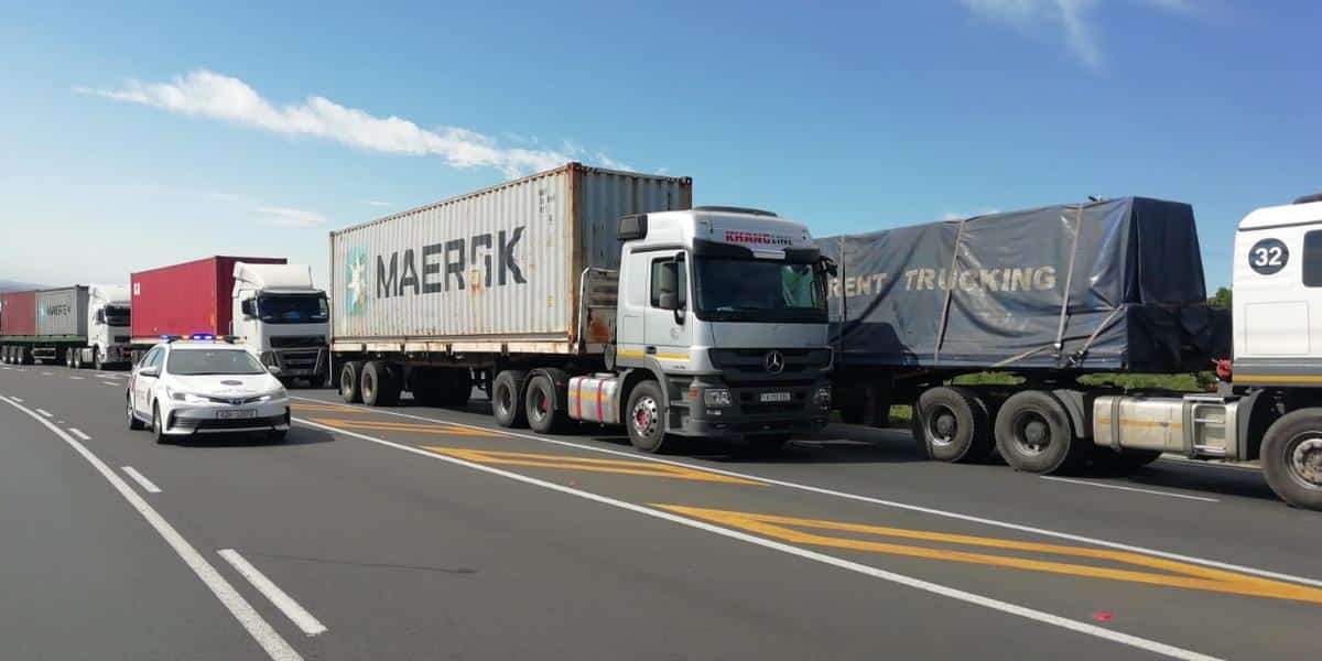 N3 reopened van reenen truck blockade cleared