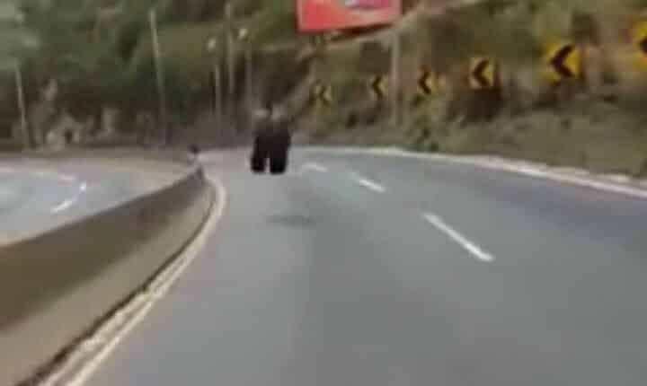 Intense Runaway Truck Wheels Video Goes Viral