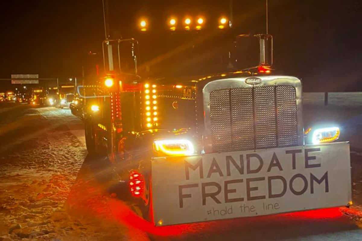 Canadian Truckers Freedom Convoy 2022, a Beacon of Hope for Fight Against Vaccine Mandate