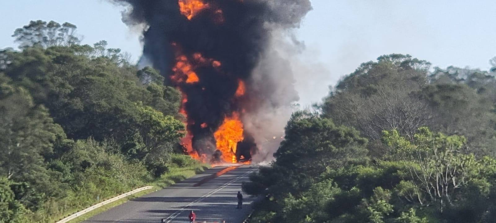 Many people feared dead as fuel tanker and Citiliner bus collide and catch fire on N2 in EC