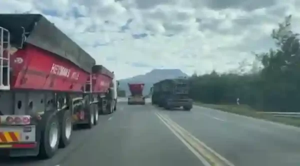 NiDa truck driver recklessly overtaking, pushing a bakkie off the road arrested