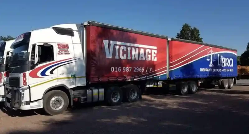 Vicinage Transport trucks on auction following company closure