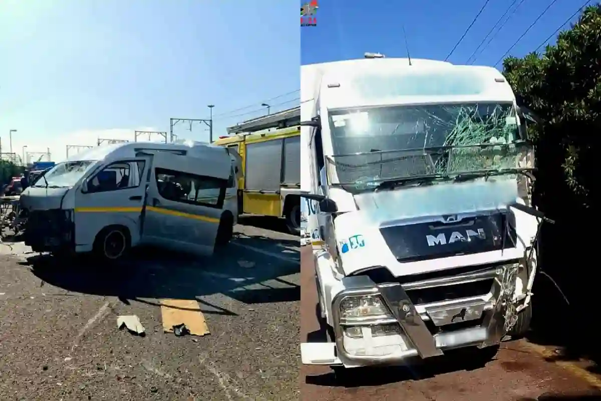 Durban m4 truck taxi crash