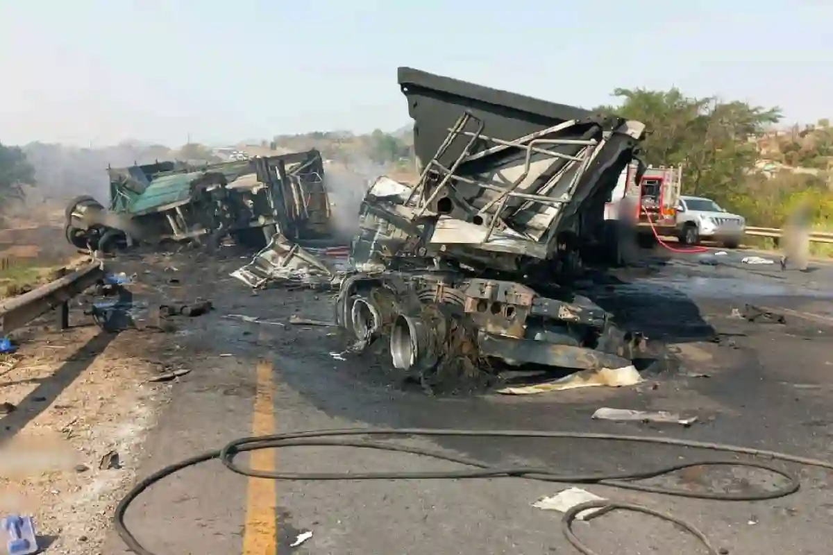 Watch: Truck Driver Burned To Death In A Fiery Two Truck Head-on Crash ...