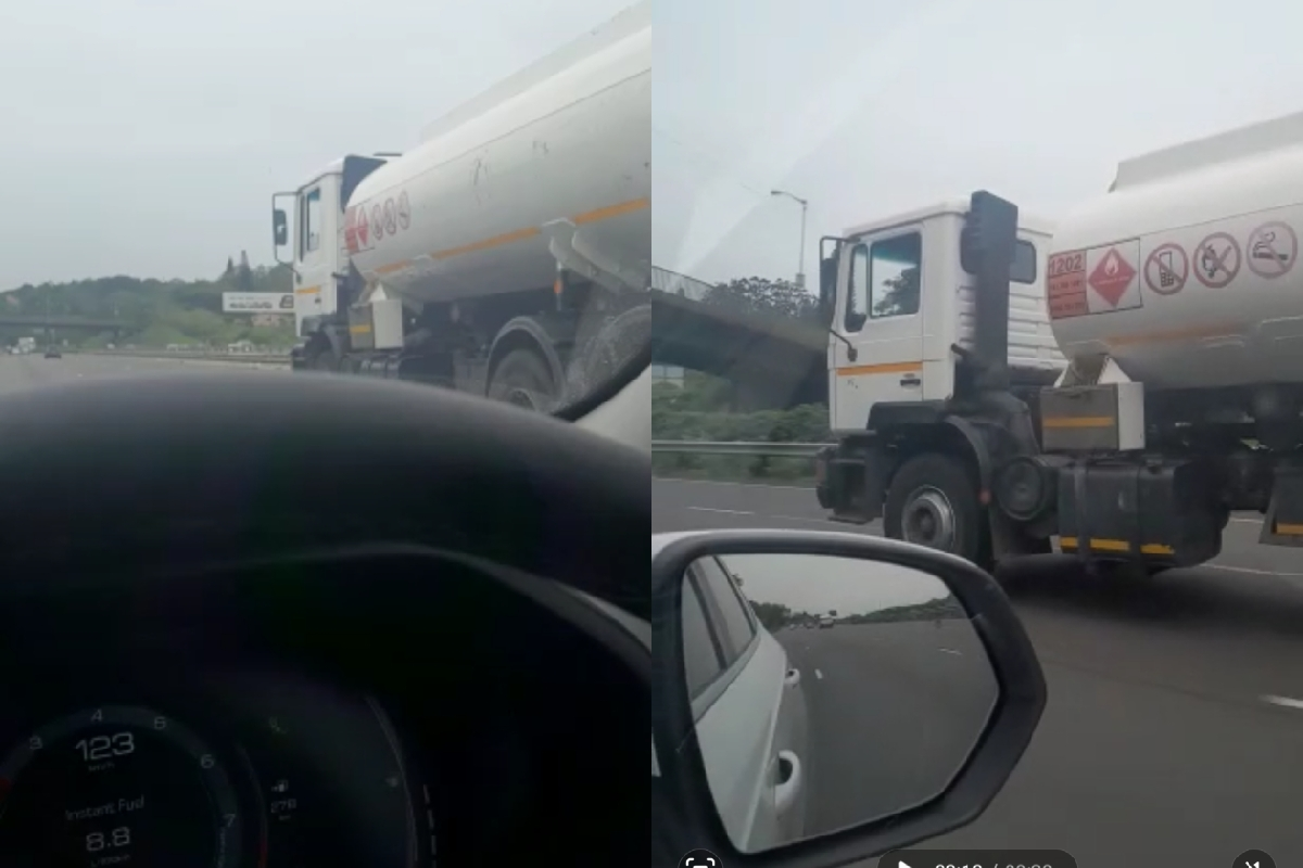 Watch: Fuel tanker arrested after being filmed doing 123km/h, beer found in truck