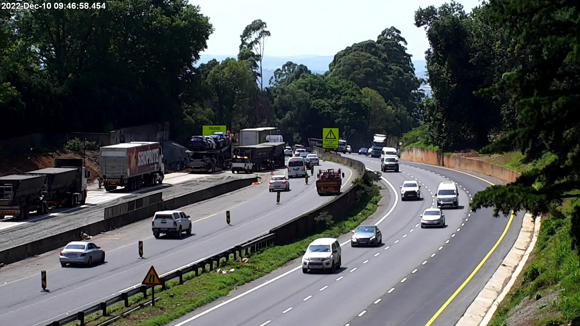 All lanes will be fully open on N3 Town Hill during Christmas period