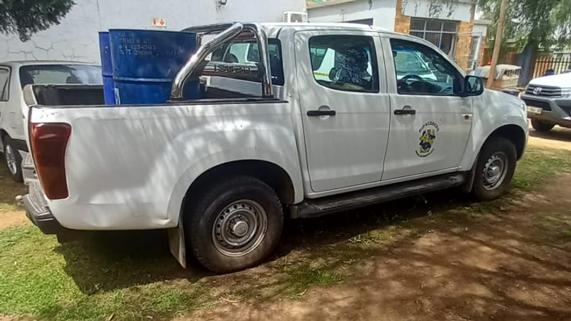 The bakkie which belongs to the municipality that was used during the commission of crime was seized for further investigation. Photo: Supplied