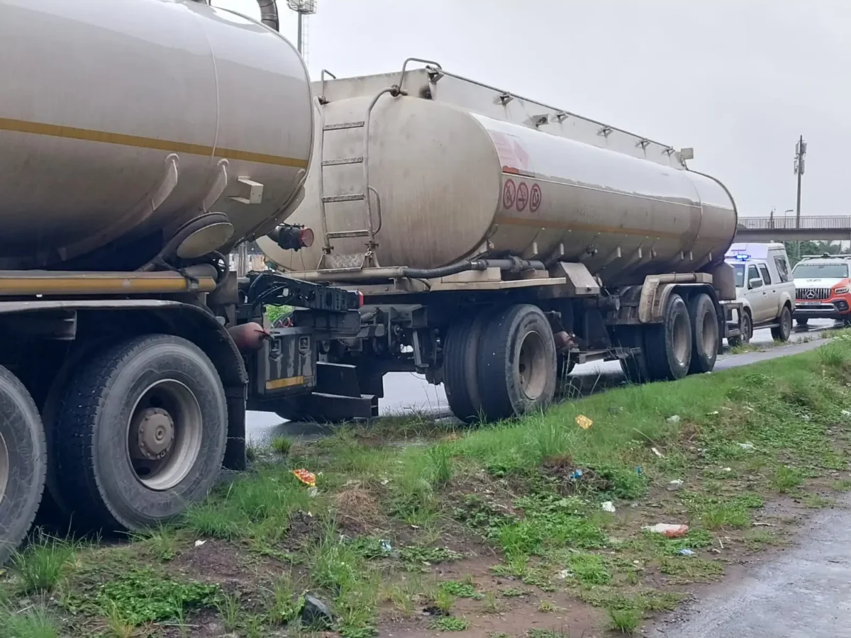Tanker trucker found tied up in his truck on N2, all the diesel gone