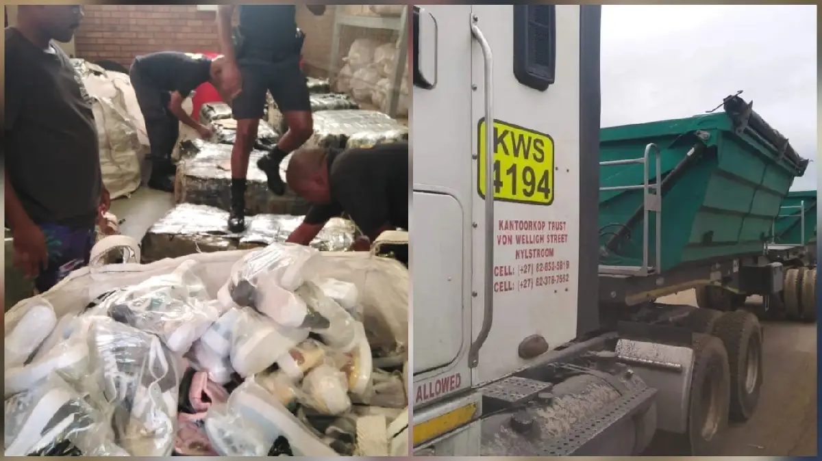 Hawks Intercept Truck Ferrying Fake Versace, Polo, Gucci, and Louis Vuitton into SA at Lebombo Port