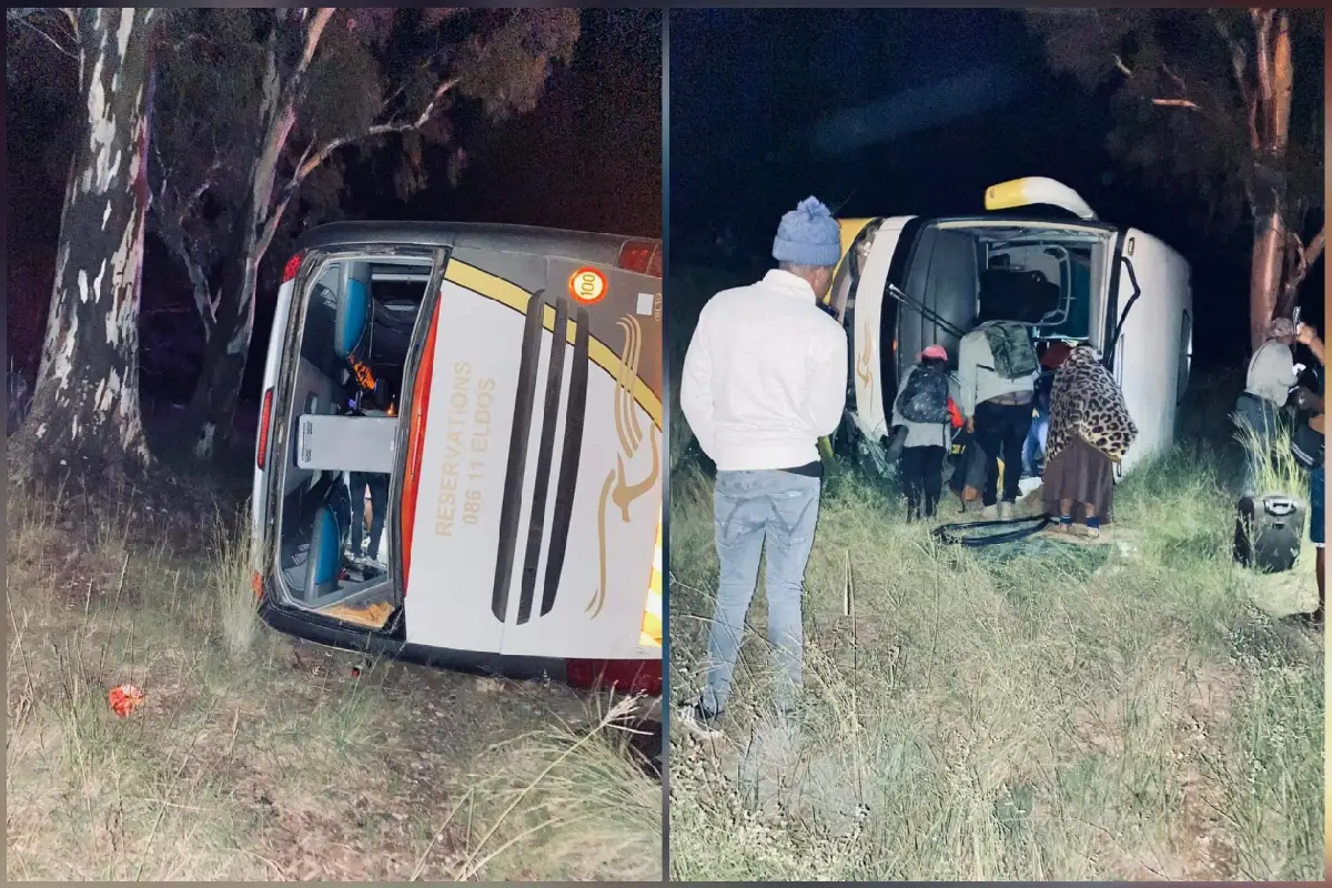 Watch: Passenger Blames Fatigue After Eldo Coaches Bus Crashes On N10 Near Middleburg