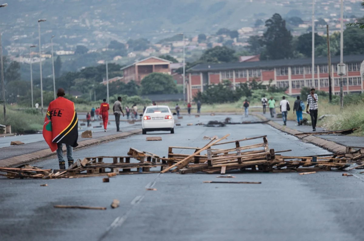 Over 550 people arrested during EFF national shutdown, say police