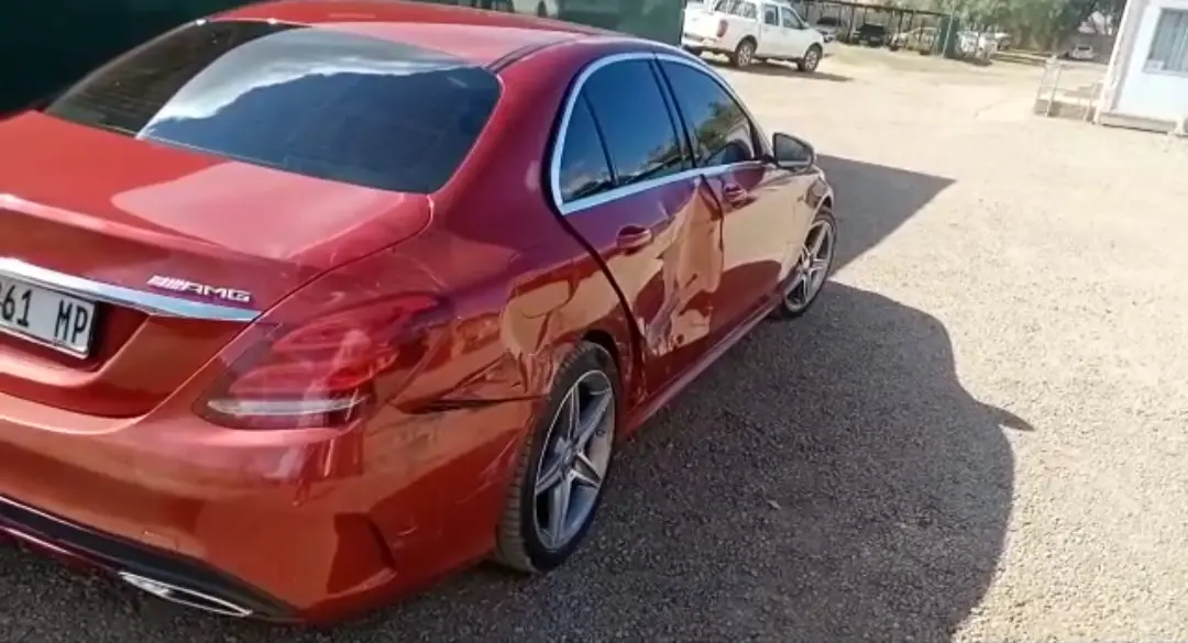 Watch: Overzealous ATDF-ASA member learns costly lesson trying to block a truck with a Mercedes Benz AMG