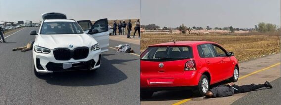 Watch: Two metro cops, 11 others arrested for truck hijacking on N12 in Benoni